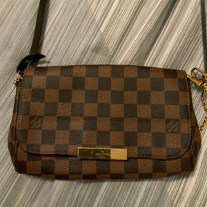 Authentic Louis Vuitton damier ebene favorite pm